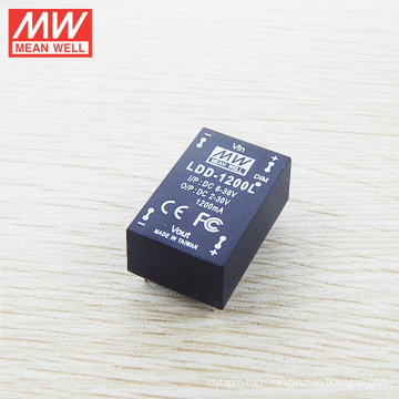 2015 good quality original MEAN WELL DC input led driver 1200mA led driver